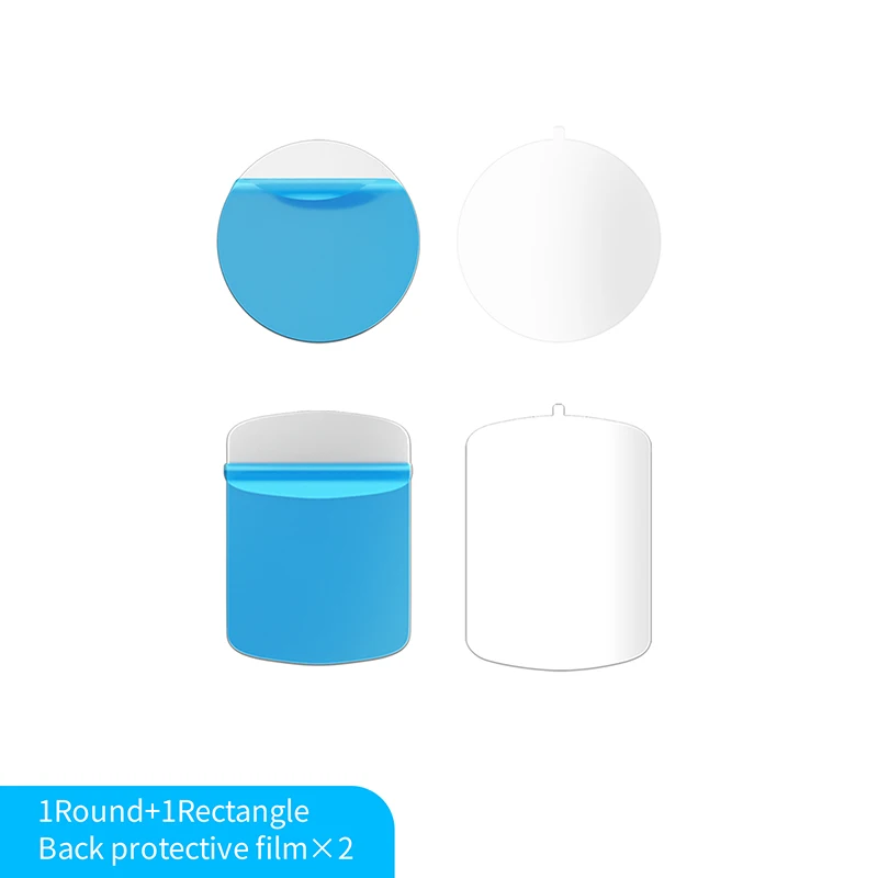 1Round1Rectangle Металлическая пластина-диск, железный лист для магнита, держатель для мобильного телефона, магнитный держатель на вентиляционное отверстие автомобиля, подставка для телефона - Color: 1Round1Rectangle