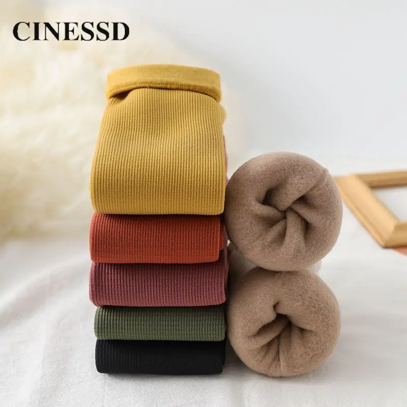 

Snow Socks Female Winter Pure Color Plush Velvet Thick Tube Crew Socks Warm Vertical Sock Women Red Soft Mid Calf Thermal Sox