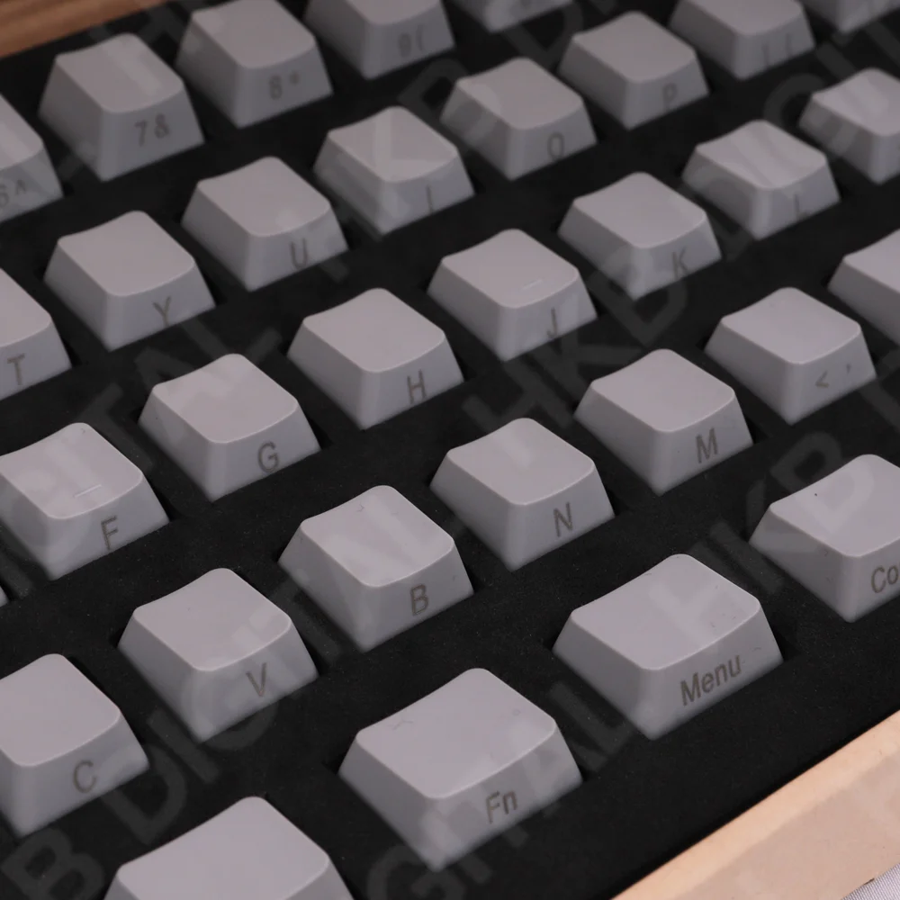 

Gray Mechanical Keyboard Keycaps PBT OEM Profile Height 108 Keys for 60% 68% 80% 104 Keyboard GK61 SK61 Anne Pro 2