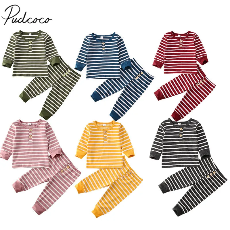 2020 из хлопка в полоску комплект 2 предметов для колготки маленьких детей от 0 до 24