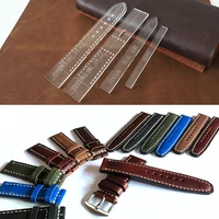 strap band leather craft tools transparent acrylic watch strap template home diy supplies watch strap mold men and women