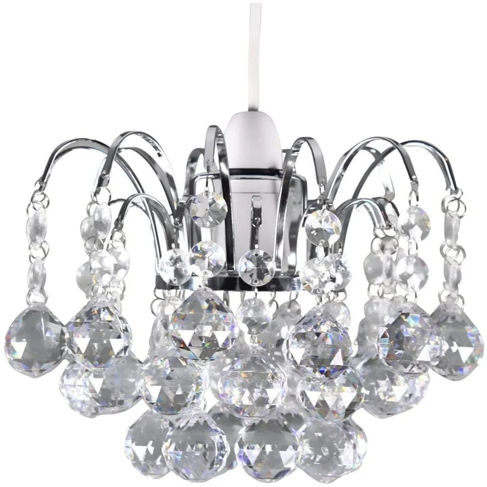 Акриловая люстра в классическом винтажном стиле изящный потолочный светильник с