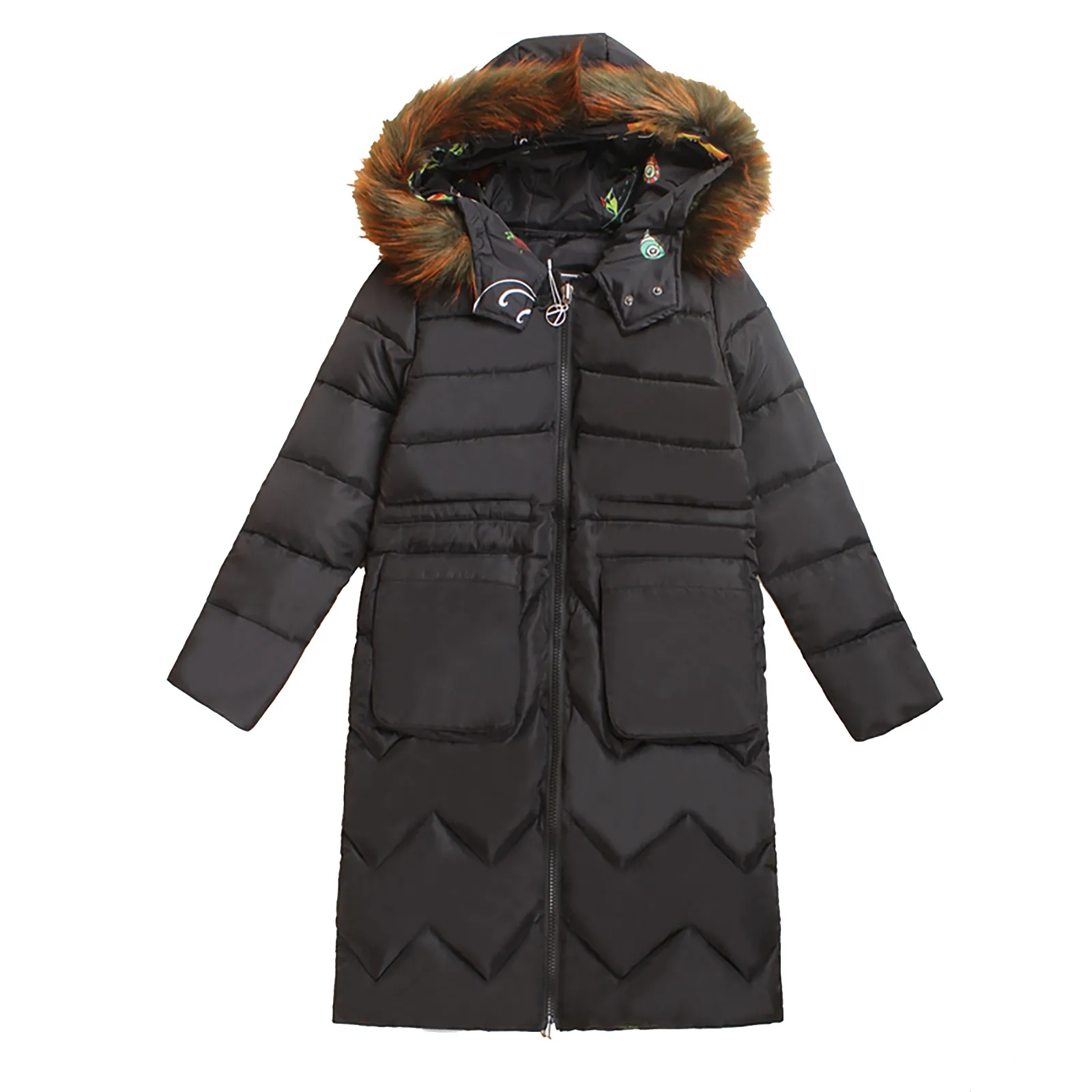 Зимние двухсторонние теплые парки модные женские куртки с бархатом длинная