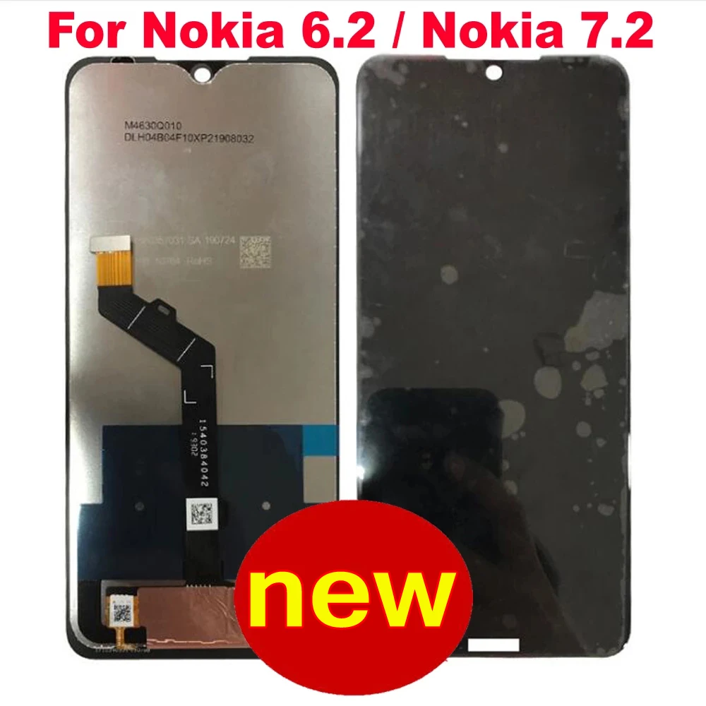 ЖК-дисплей с сенсорным экраном и дигитайзером в сборе для Nokia 6 2 TA-1198 TA-1200 TA-7 |