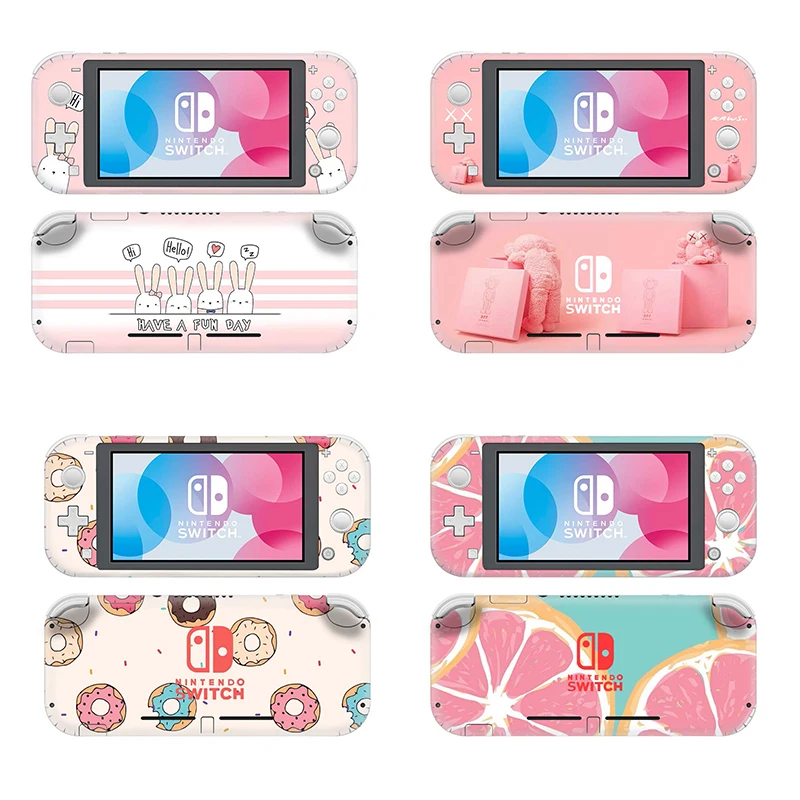 Милые розовые Мультяшные защитные наклейки на удачу для Nintendo Switch оценочных устройств консоль Nintendo Switch Lite Skins