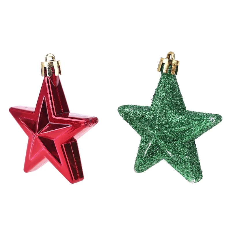 

3 Style Christmas Decoration Xmas Tree Ornaments Christmas Tree Decorative Balls,Stars,beaded chains Set for Scene layout