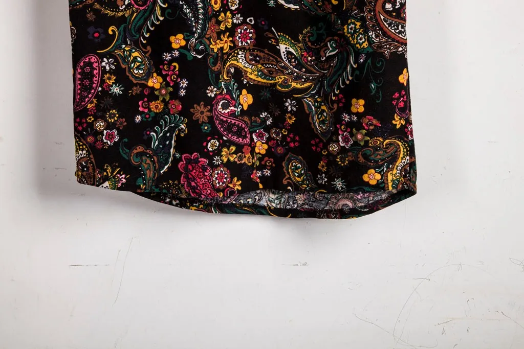 Для мужчин в этническом стиле с короткими рукавами Повседневные платья из хлопка