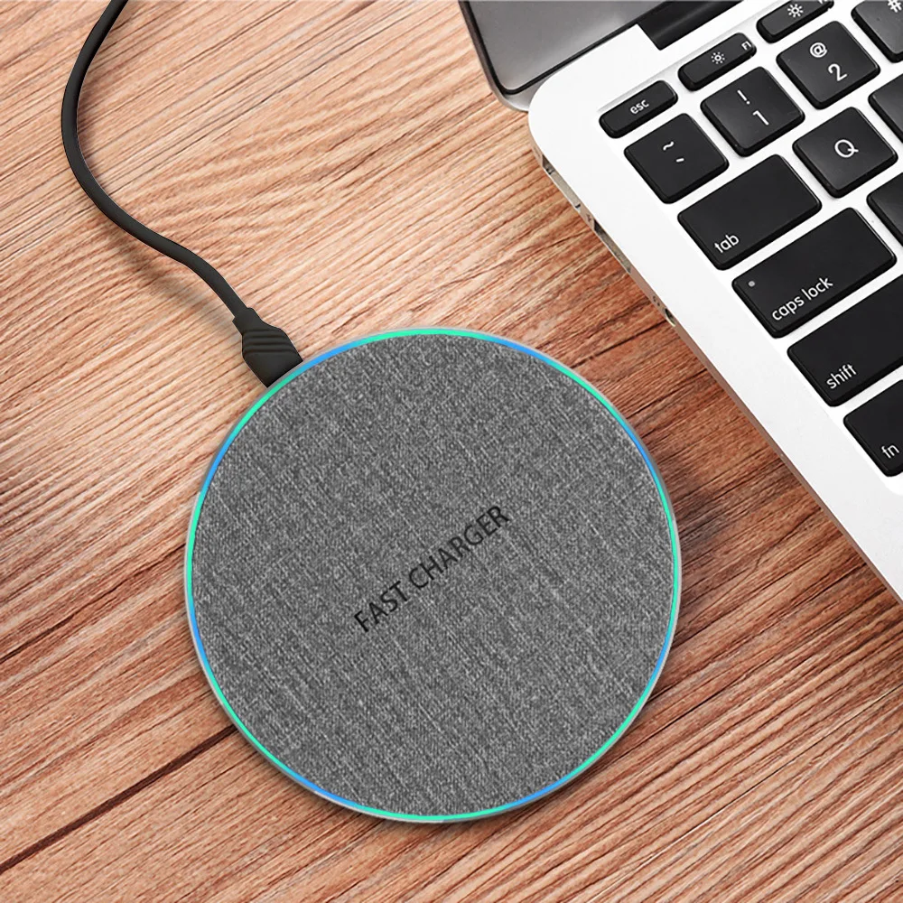 

10W Fast Qi Wireless Charger For iPhone 11 Pro X Xs Max Xr 8 Plus Wireless Charging Pad For Samsung S11 Note 10 9 Wirless Charge