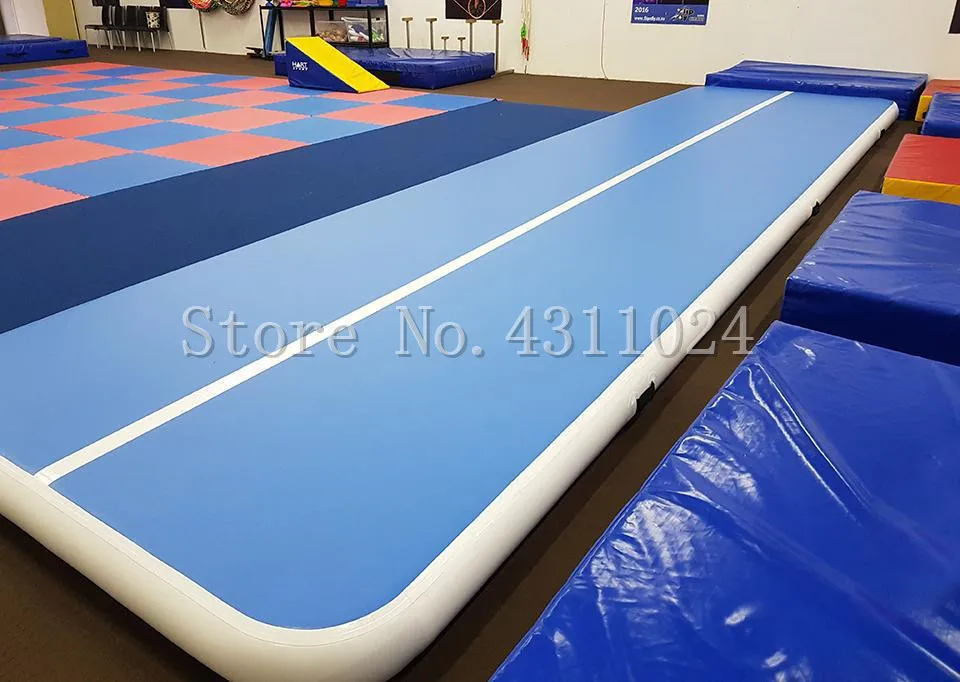 Pаспродажа Бесплатная доставка 12 м х 2 м х 0,2 м надувная гимнастическая гимнастика воздушный трек оборудование коврики следить надувной воздушный ковр...