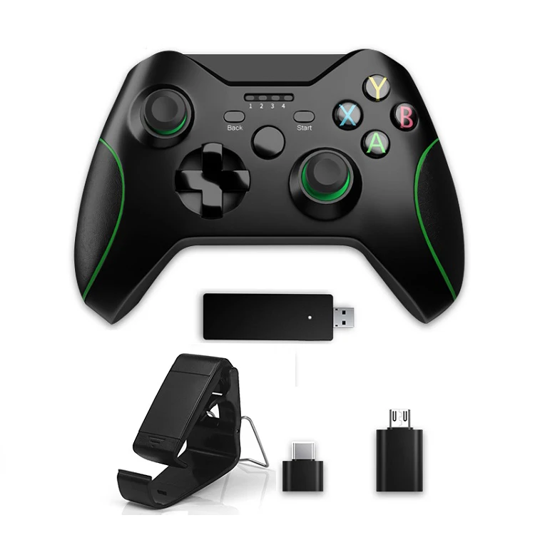 Standard add Holder Беспроводной игровой Геймпад контроллер для Xbox One консоль контроллер для PS3 Джойстик для ПК Android телефон геймпады 2,4G для Win7/8/10 - Цвет: Standard add Holder