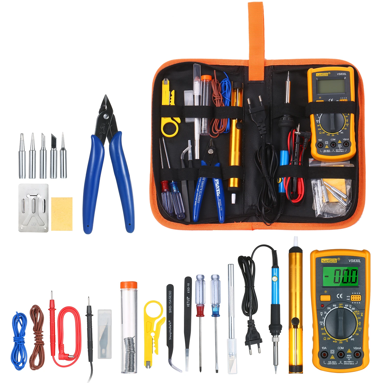 Паяльник Комплект Регулируемый Температура паяльник 220 V 60 Вт Цифровой