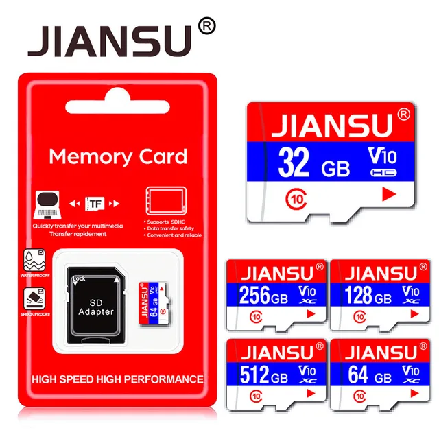 Memory Card 256GB Micro Flash drive 8gb 16gb 32gb C10 Mini SD Card High speed Micro V10 sd card 128gb 64gb 32gb class 10 5