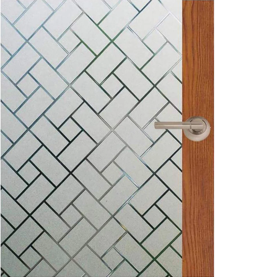 Уединение оконная пленка матовые наклейки на окно анти-УФ пленки неклеящиеся