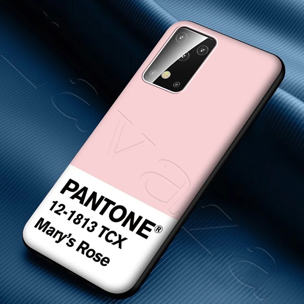 Мягкий ТПУ чехол Caliente Pantone для Samsung Note 10 S6 S7 S8 S9 S10 S10e S20 ultra A71 A51 A81 A91 M10 M20 M30 Lite Edge Plus |