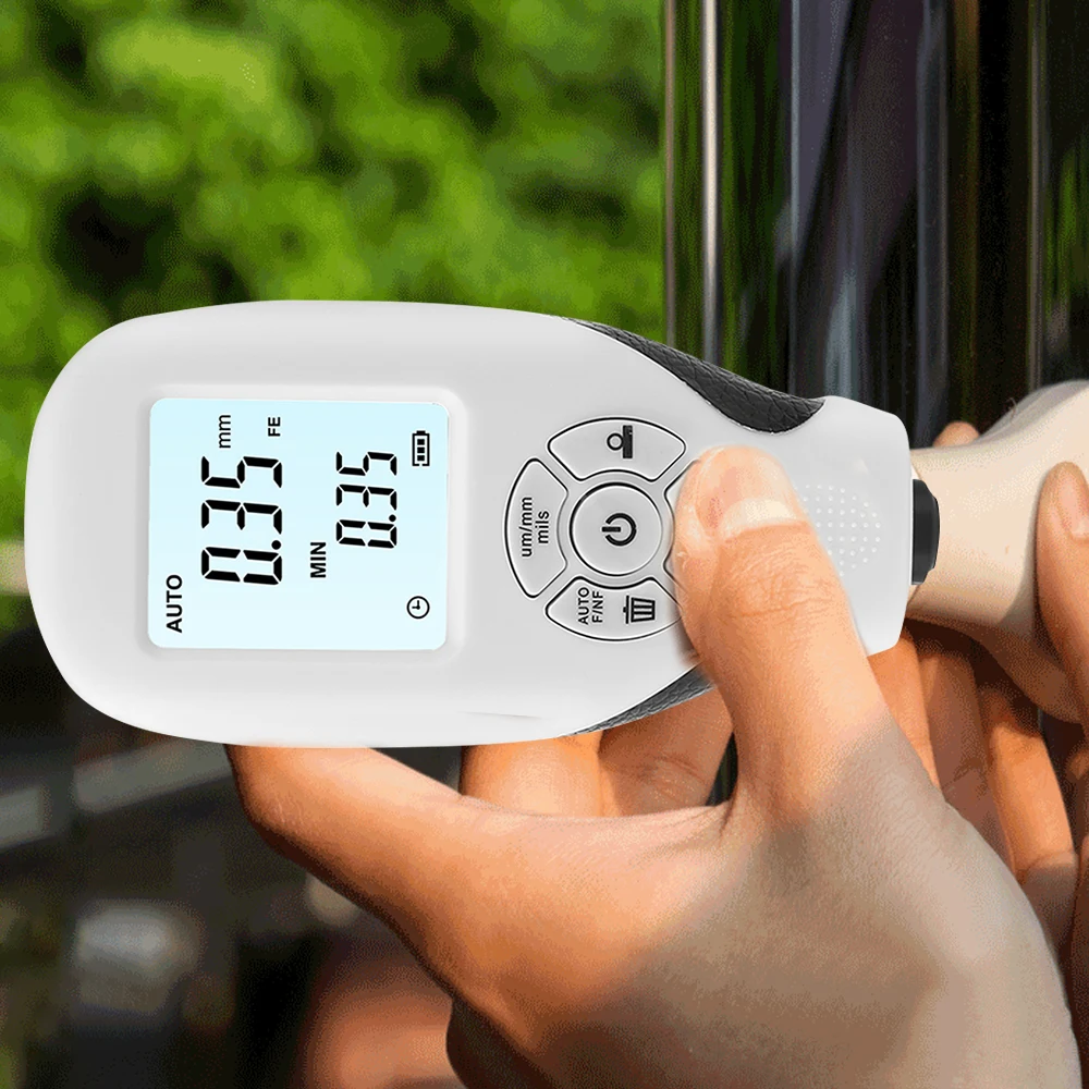 

HW-300 Digital Coating Thickness Gauge 1micron/0-1300 Car Paint Film Thickness Tester MFE/NFE Manual Paint Tool