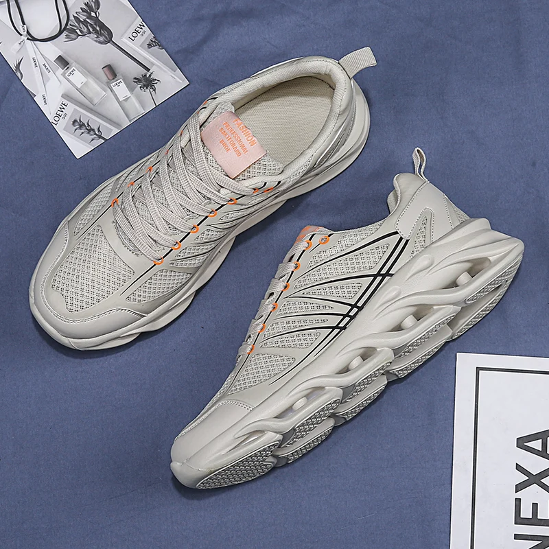 

Breathable Running Shoes for Men Typical Blade Sports Shoes Comfortable Sneakers Fashion Walking Jogging Casual KH084X