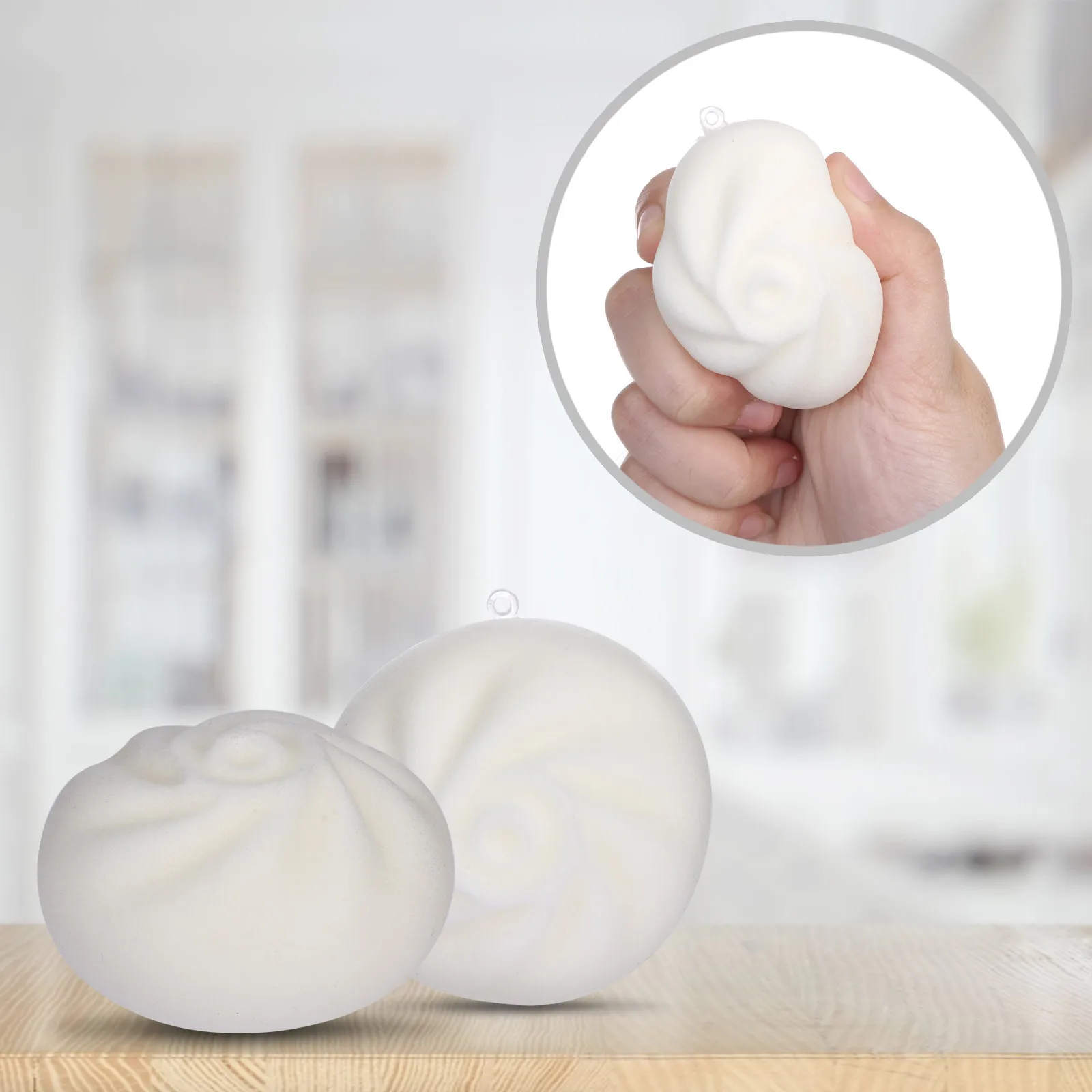 

Fidgets Antistress Toys 6cm Simulation Bun Squeeze Toy Slow Rising Cream Scented Stress Reliever Toy Gift For Kids Adult#gm