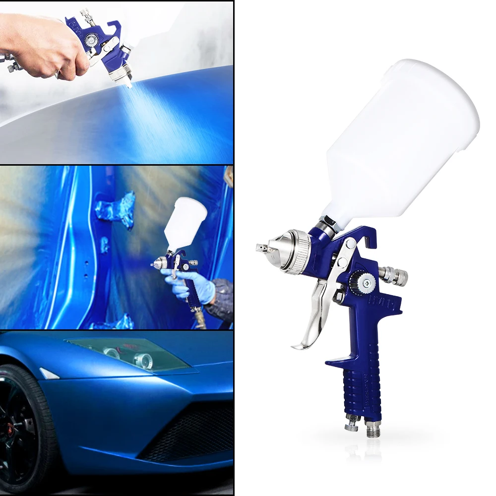 High Atomisation Mini Aluminium Alloy HVLP Air Paint Spray Gun Sprayer Airbrush Tool Set with 1.4mm 1.7mm 2.0mm Nozzles | Инструменты