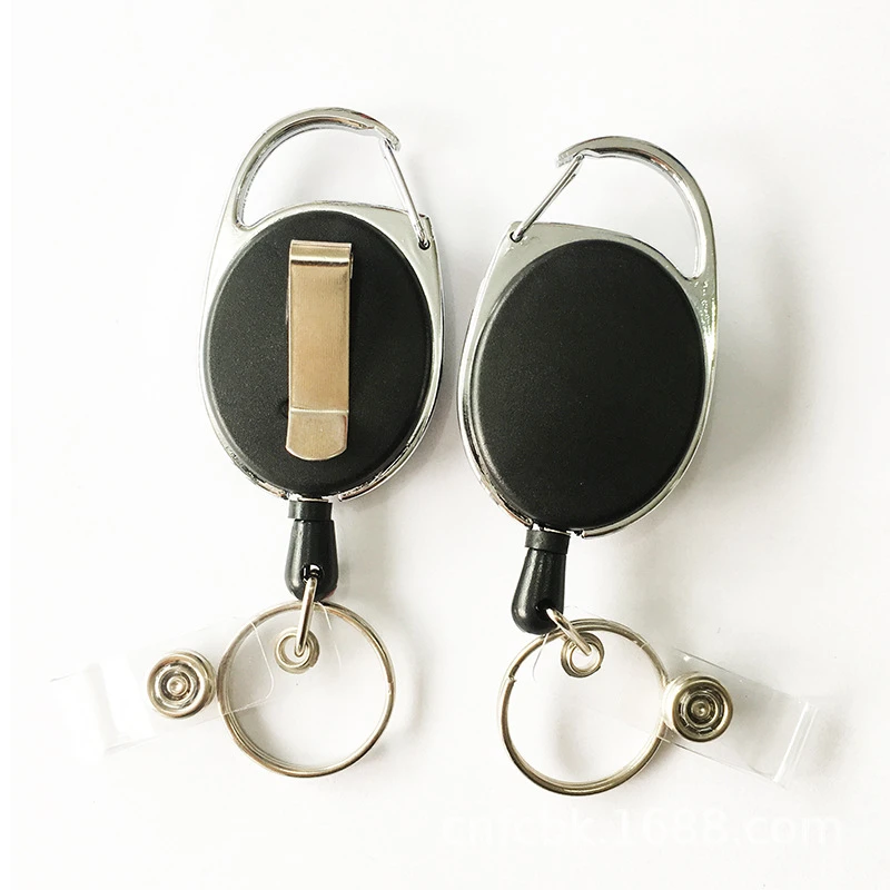 

6 шт./компл. выдвижной брелок для ключей для значков именной ярлык держатель для карт ручной катушка ремешках канцелярские принадлежности