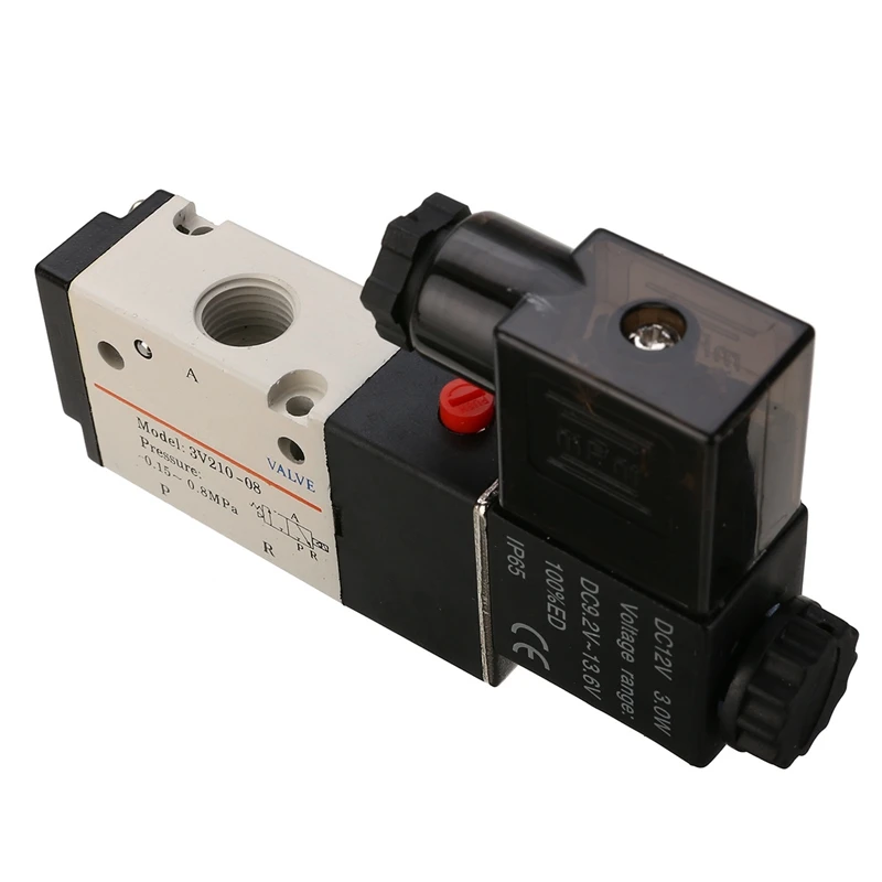 DC12V 1/4 'ɳ Way 2 Позиция Пневматический электромагнитный клапан Электрический