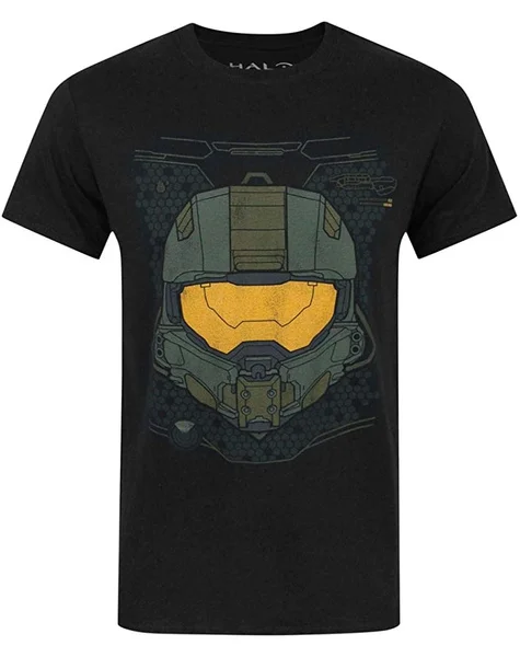 

Halo 5 Master Chief Hud Helmet Men'S T-Shirt