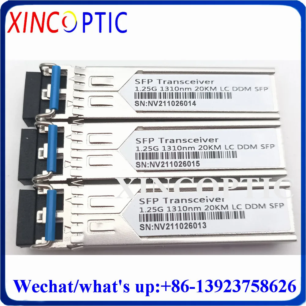 20 шт. бесплатная доставка Φ 1 25 base-lx Гбит/с дуплексный двойной LC G нм км модуль