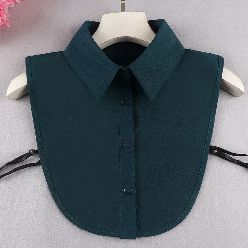 

New Style Women Fake Collar Necktie Decorative spot Multicolor Shirt Fashion Half Shirt Blouse Tops Clothes Accessories