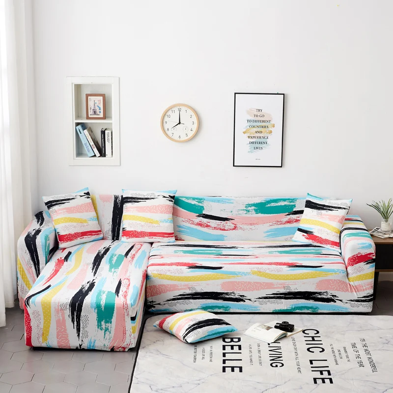 Всесезонный чехол для дивана эластичное нескользящее покрывало на 1/2/3/четыре