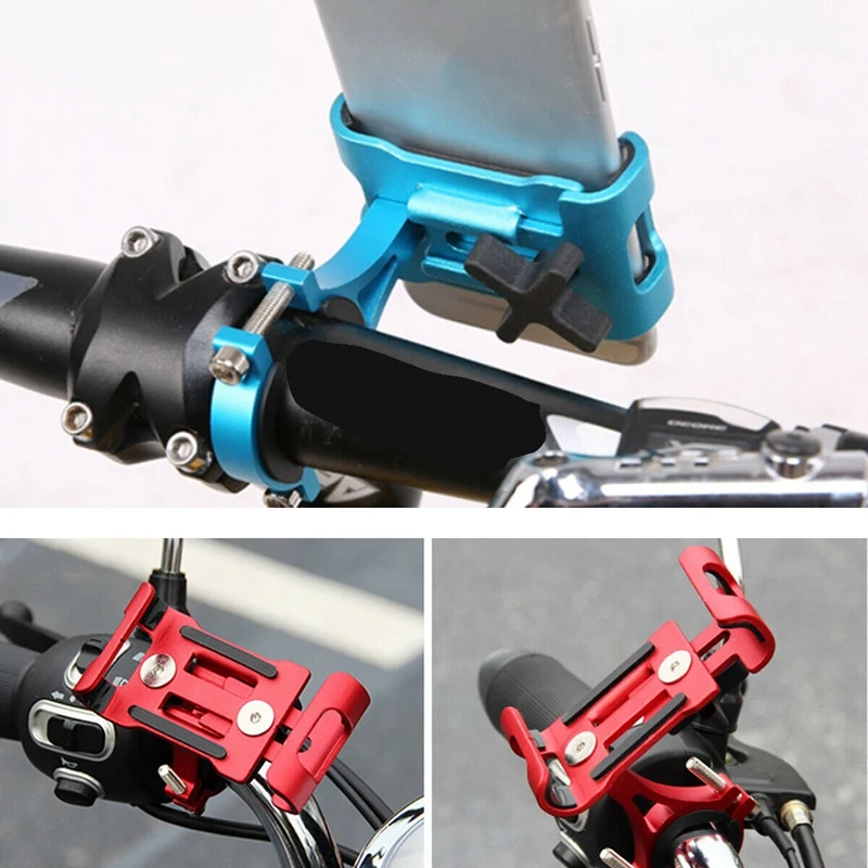 Алюминиевый держатель для телефона велосипеда подходит MTB мотоцикла руль