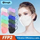 Elough Ffp2 маска для взрослых Fpp2 Утвержденная маска KN95 маска Одноразовые черные Mascarillas Fpp2 Homologadas Защитная CE 4 Lay Ffp2mask