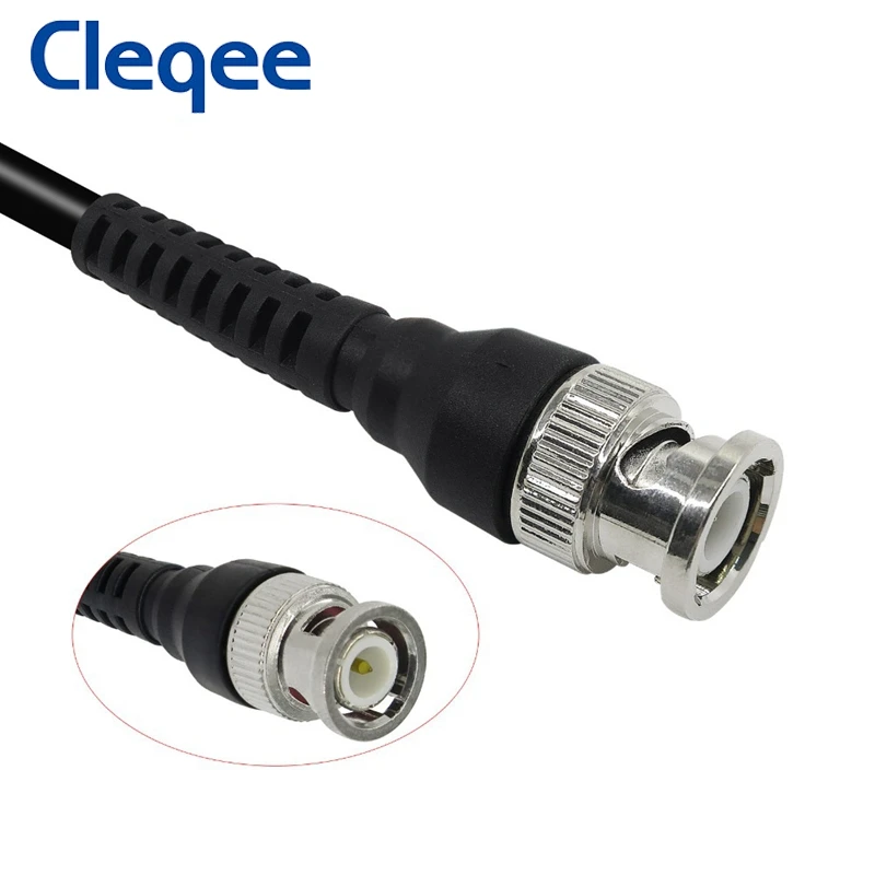 Cleqee P1003 BNC Q9 штекер к двойному зажиму типа крокодил коаксиальный кабель сделай сам