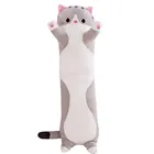 Кошка плюшевая мягкая, 507090 см, подушка в форме котенка