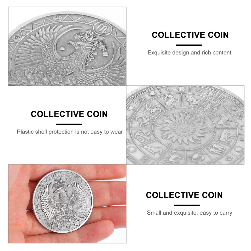 

2pcs Constellation Souvenir Coins Collection Coins Libra Commemorative Coins