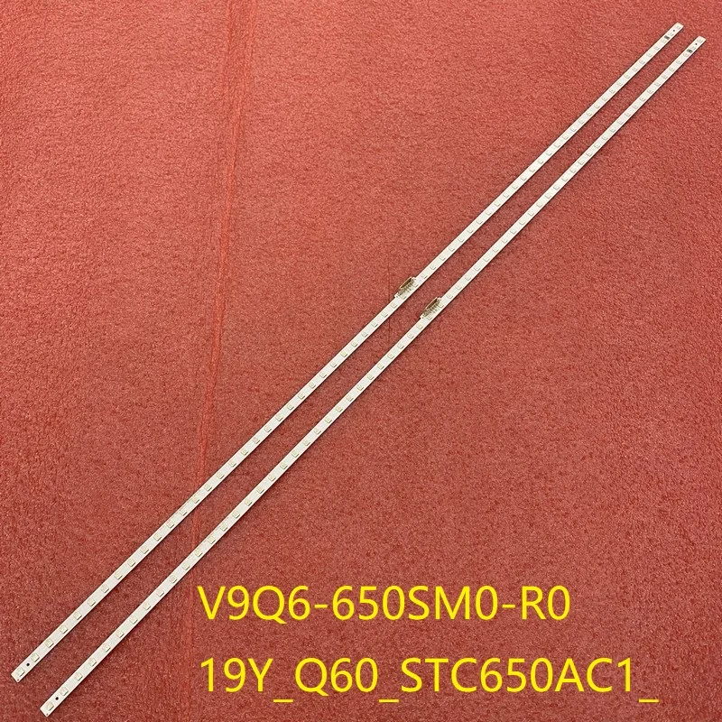 Фото Светодиодная панель, 2 шт., для Samsung V9Q6-650SM0-R0, 9y_q60 _ stc650ac1 _ 3030f QN65Q60RAFXZA, qn65q6кругxza, QE65Q60T, QE65Q60RAT QE65Q60RATXXU №4