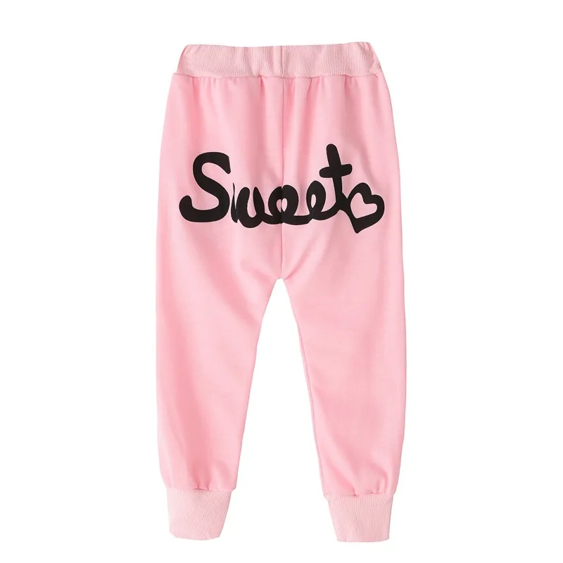 Heart Shape Girls Clothes Sets Spring Autumn Cotton Kids Sport Sweatshirt Suit For Girl Baby Long Sleeve Children Clothing 2-8T | Детская