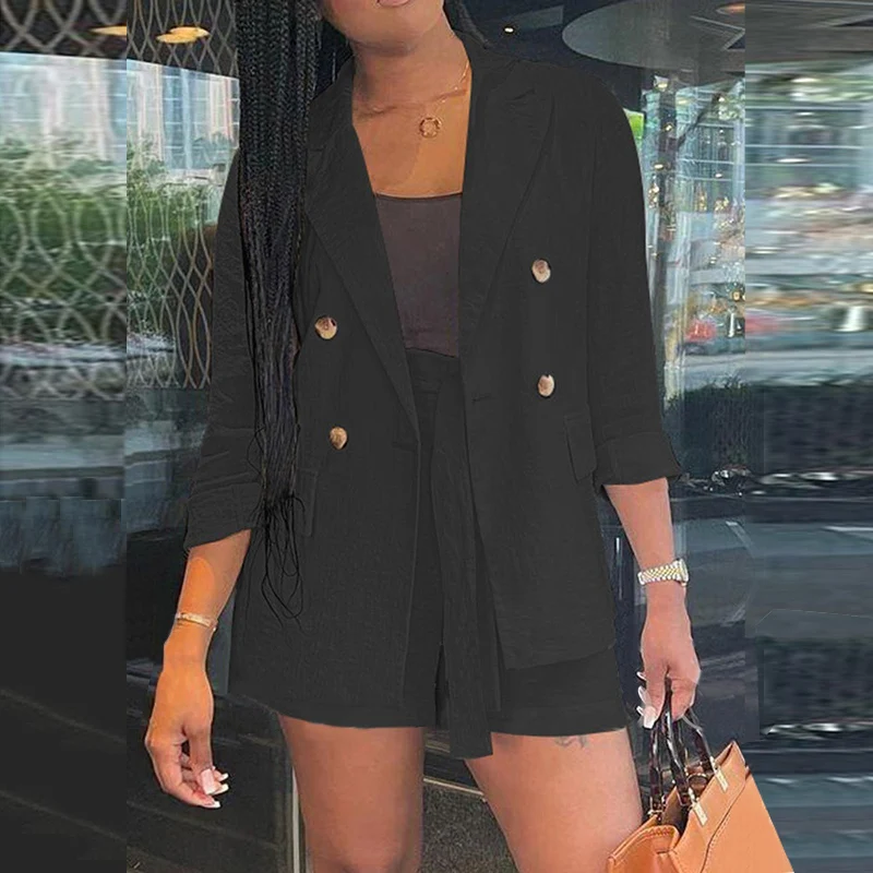 

VONDA Women Long Sleeve Coat Ladies Solid Color OL Office Blazer Loose Outerwear Femme Party Streetwears Oversized Blazer