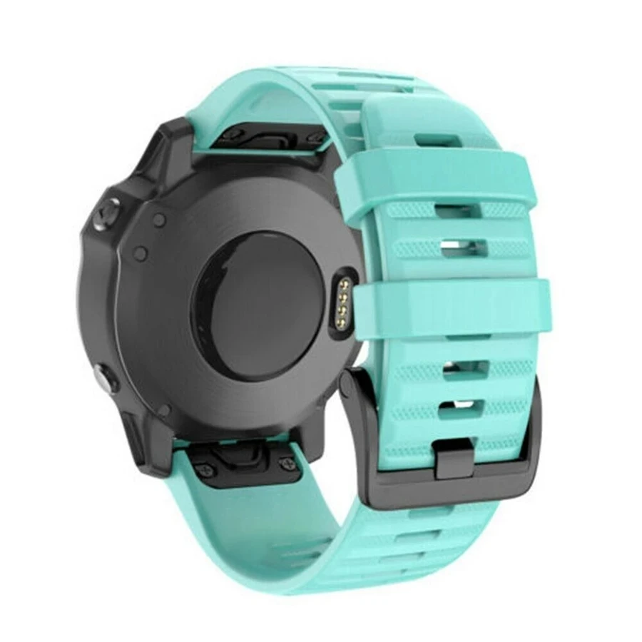 Ремешок силиконовый быстросъемный для Garmin Fenix 6X 6 6S Pro браслет смарт-часов Easyfit