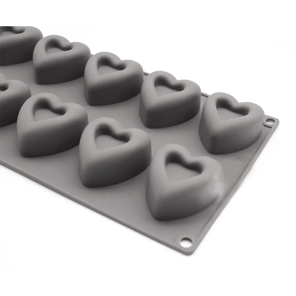 1 шт. 10 полости сердца фигурные силиконовые формы форма для выпечки мыла DIY