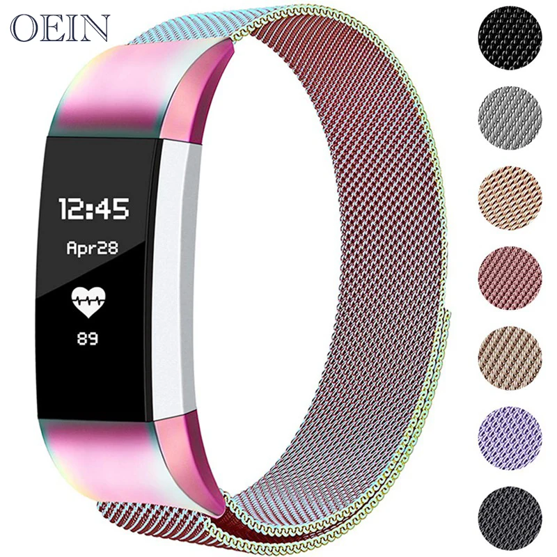 Нержавеющая сталь Миланская петля замена ремешок с магнитной застежкой iWatch