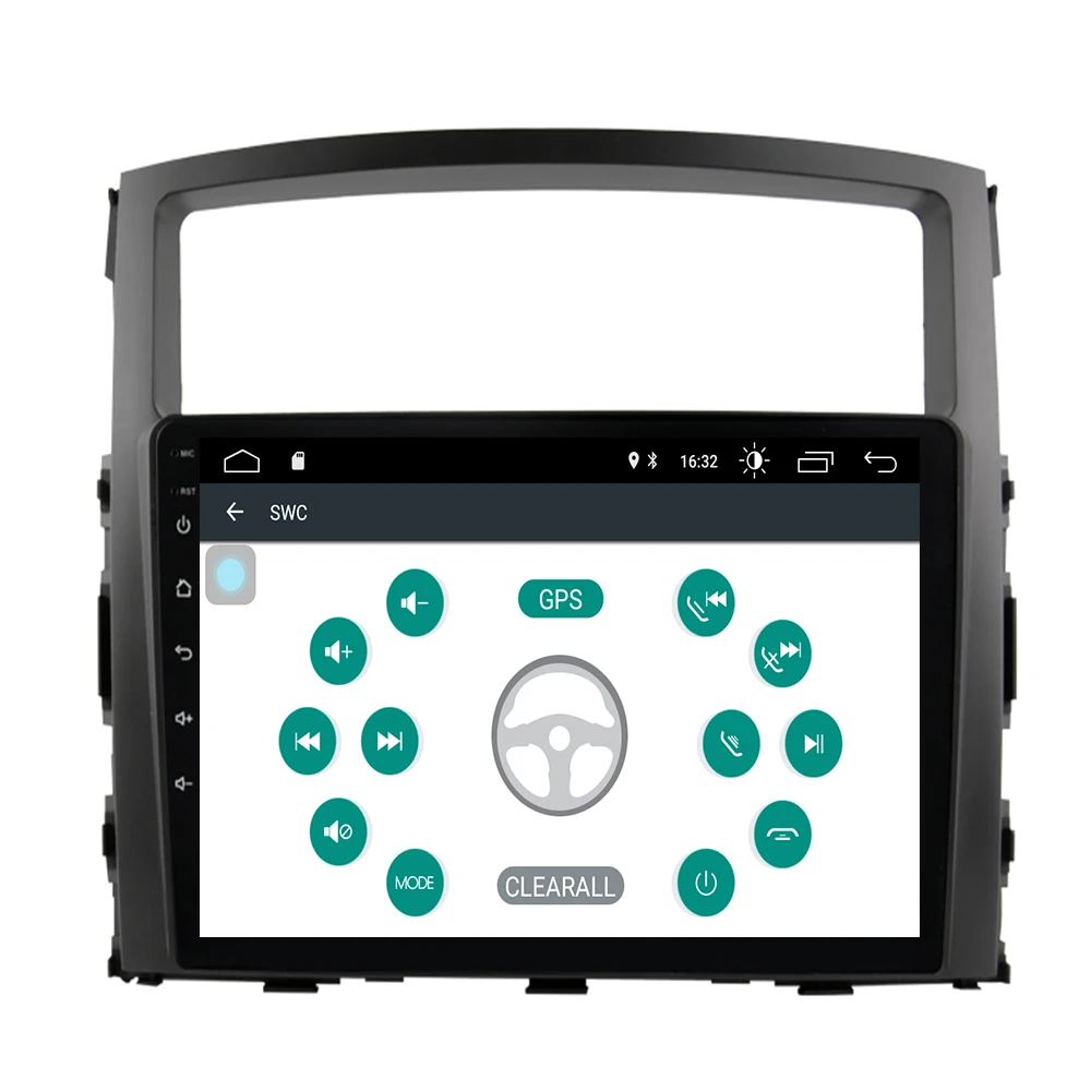Автомобильный мультимедийный DVD-плеер 2.5D 9 дюймов для Mitsubishi PAJERO 2006 -2012 2din Android 10
