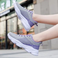 new 2021 women shoes breathable mesh fashion sneakers women lace up flats basket femme ladies shoes zapatillas mujer