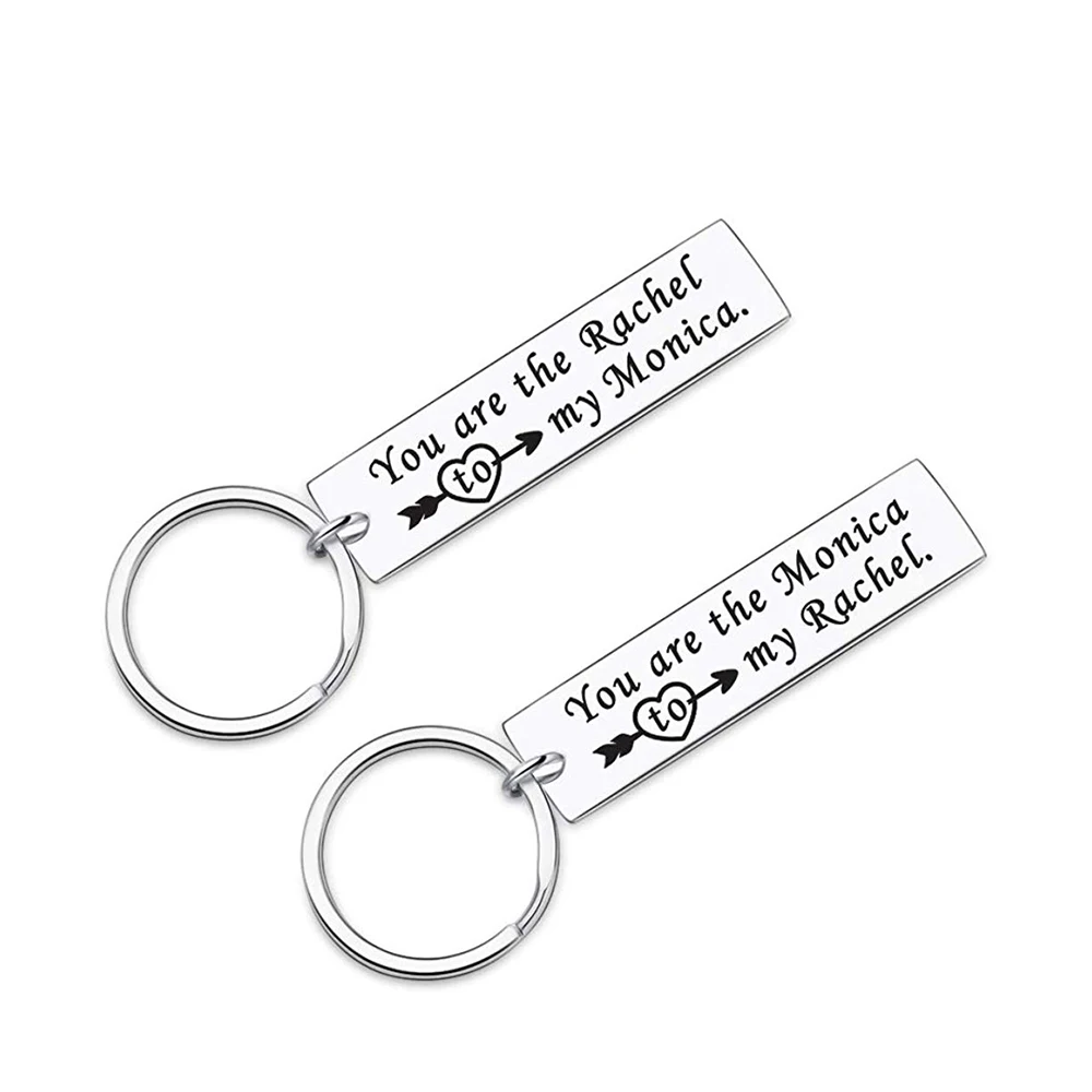Брелок с дизайном друзья лучший друг подарки для женщин вы Рейчел моей Моники