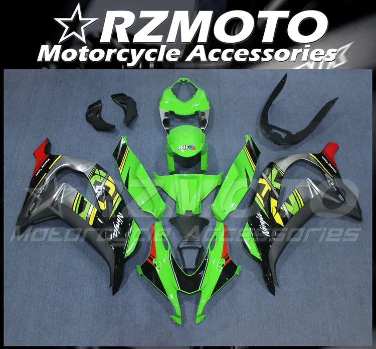 

Injection Molding New ABS Whole Fairings Kit Fit for Kawasaki Ninja ZX-10R 2016 2017 2018 2019 2020 Bodywork set Red green