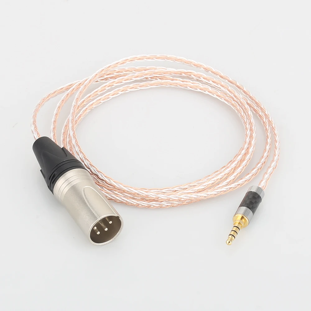 

Audiocrast 4 pinXLR/2,5 мм/4,4 мм сбалансированный 7N OCC посеребренный обновленный кабель для T60RP T20RP T40RPmkII T50RP наушников