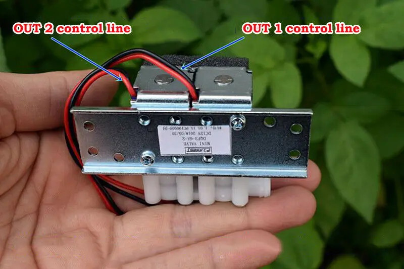 Микро Мини Соленоидный клапан DC 24V двухпозиционный Трехходовой водяной