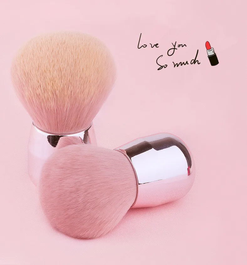 

Кисть для румян в виде розовых грибов, мягкая кисть для пудры, нежных румян для торта, мягкая Кисть для макияжа, бронзовый консилер, контур дл...