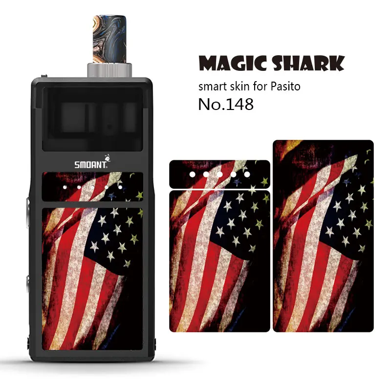 Мягкая ПВХ-наклейка Magic Shark Julie Snake Skull флаг США V-Vendetta для пасио пленка чехол вейпа