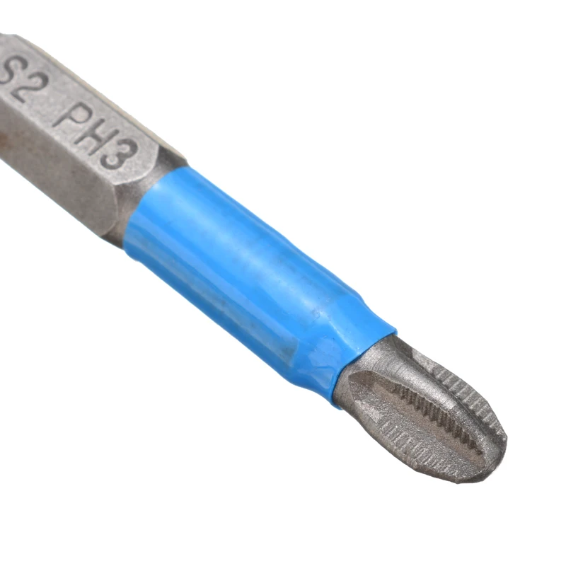 12 шт. Магнитная Нескользящая Отвертка Набор бит PH1 PH2 PH3 PZ1 PZ2 PZ3 ударное сверло
