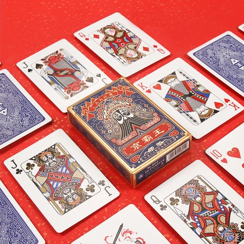 

Карточки для покера Пекинской оперы в китайском стиле, настольная игра традиционной китайской культуры, игральные карты M5TC