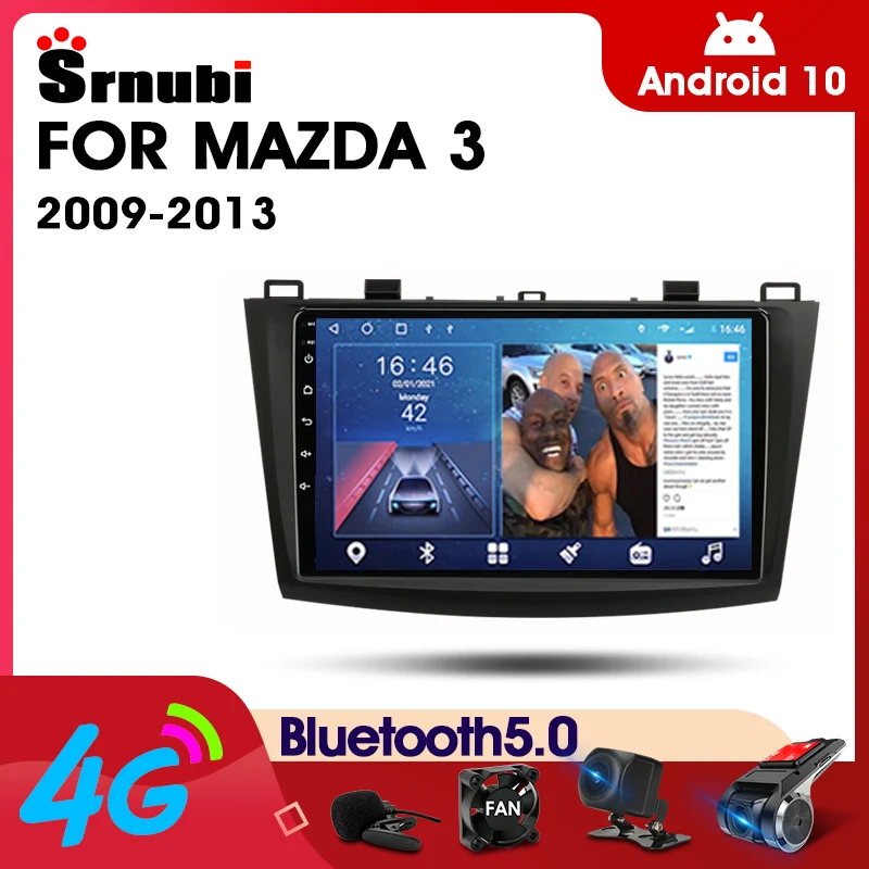 Автомагнитола 2 Din на Android 10 0 для Mazda 6 Rui wing 2006 2012 мультимедийный